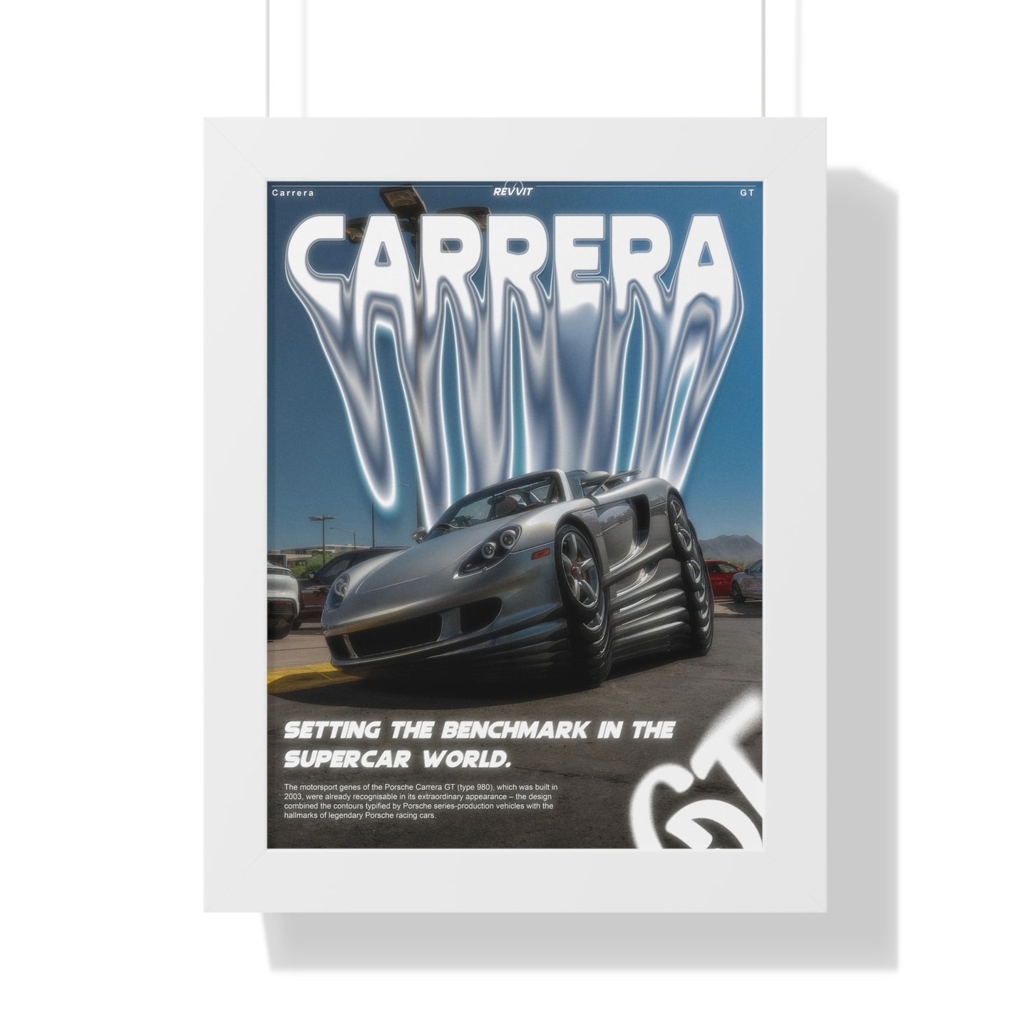 Carrera GT Framed Vertical Poster