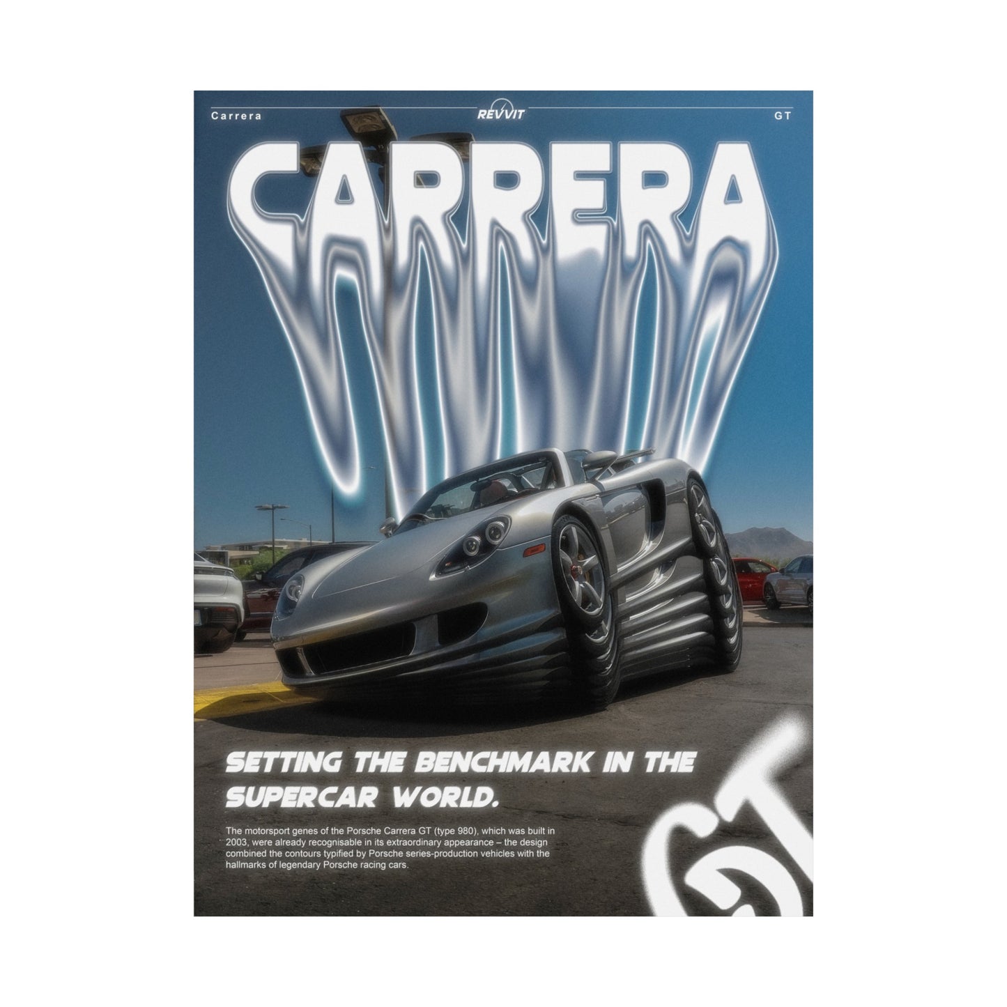 Carrera GT Matte Vertical Poster