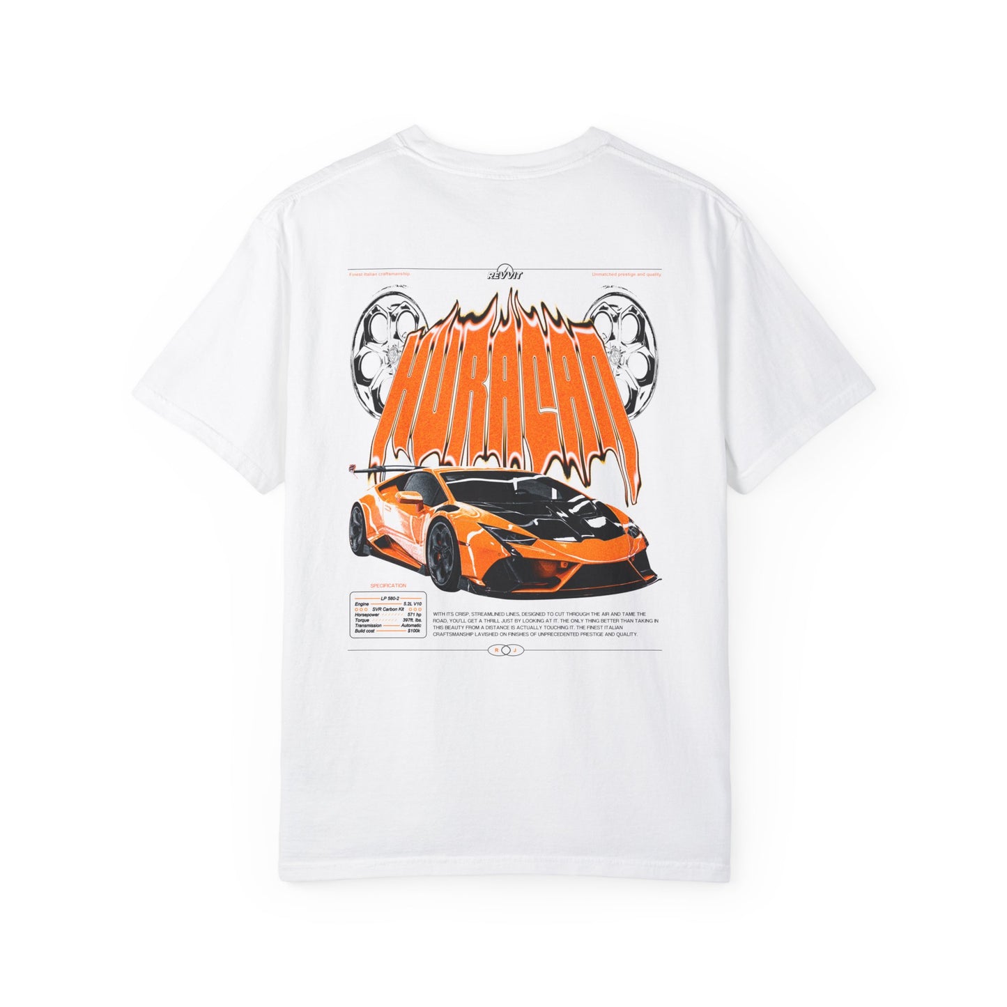 Huracan T-Shirt ft. @v12jerry | Front and Back