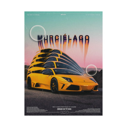 Murciélago Matte Vertical Poster (ft. @high_octane_photograpy)