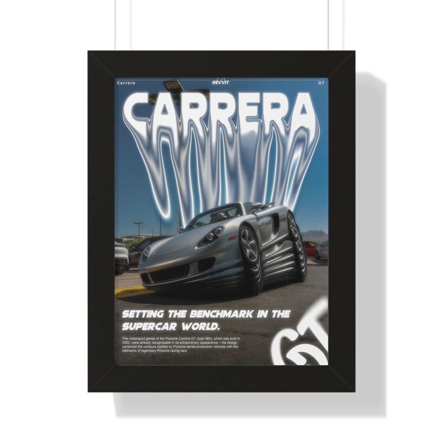 Carrera GT Framed Vertical Poster