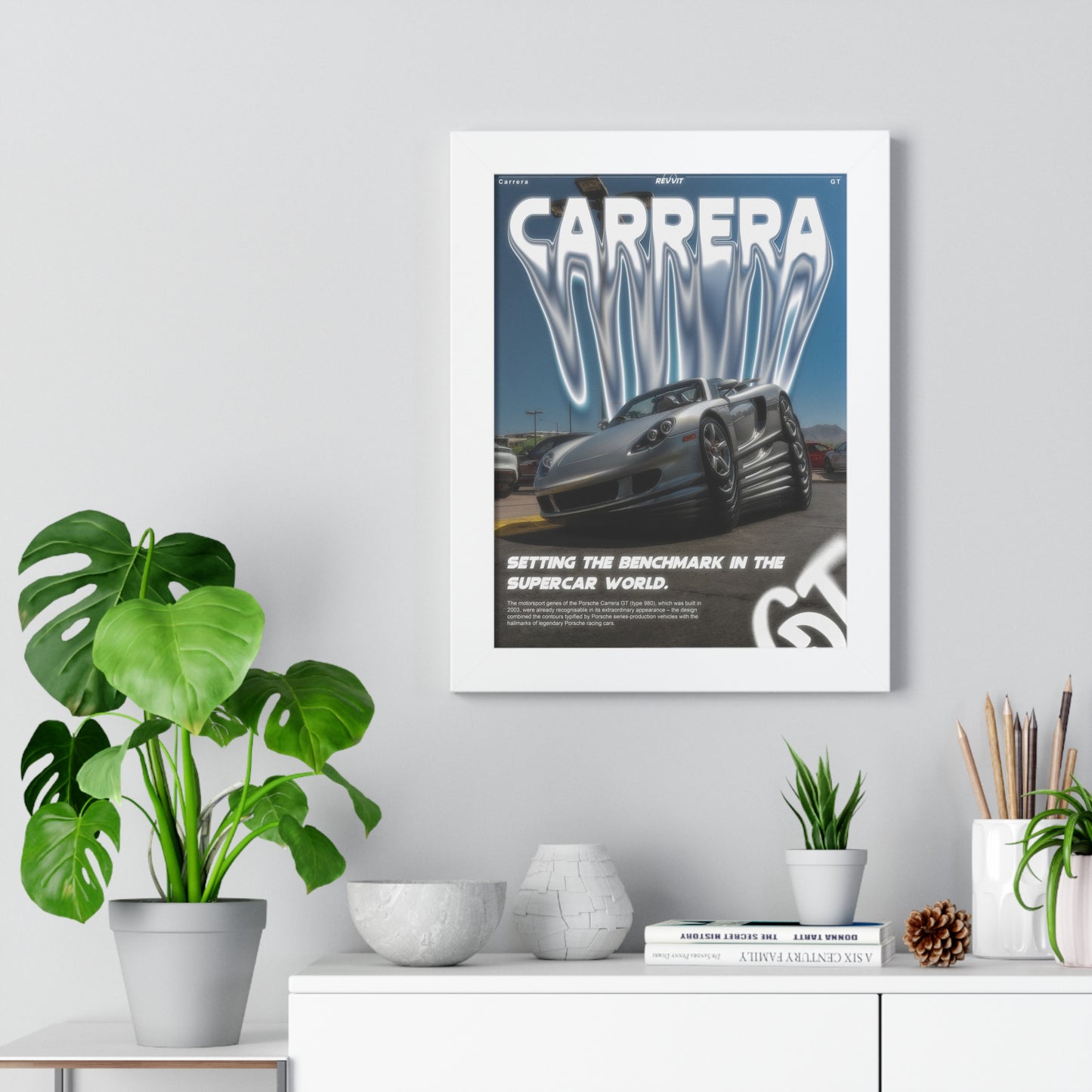 Carrera GT Framed Vertical Poster