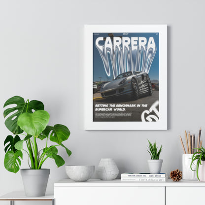 Carrera GT Framed Vertical Poster