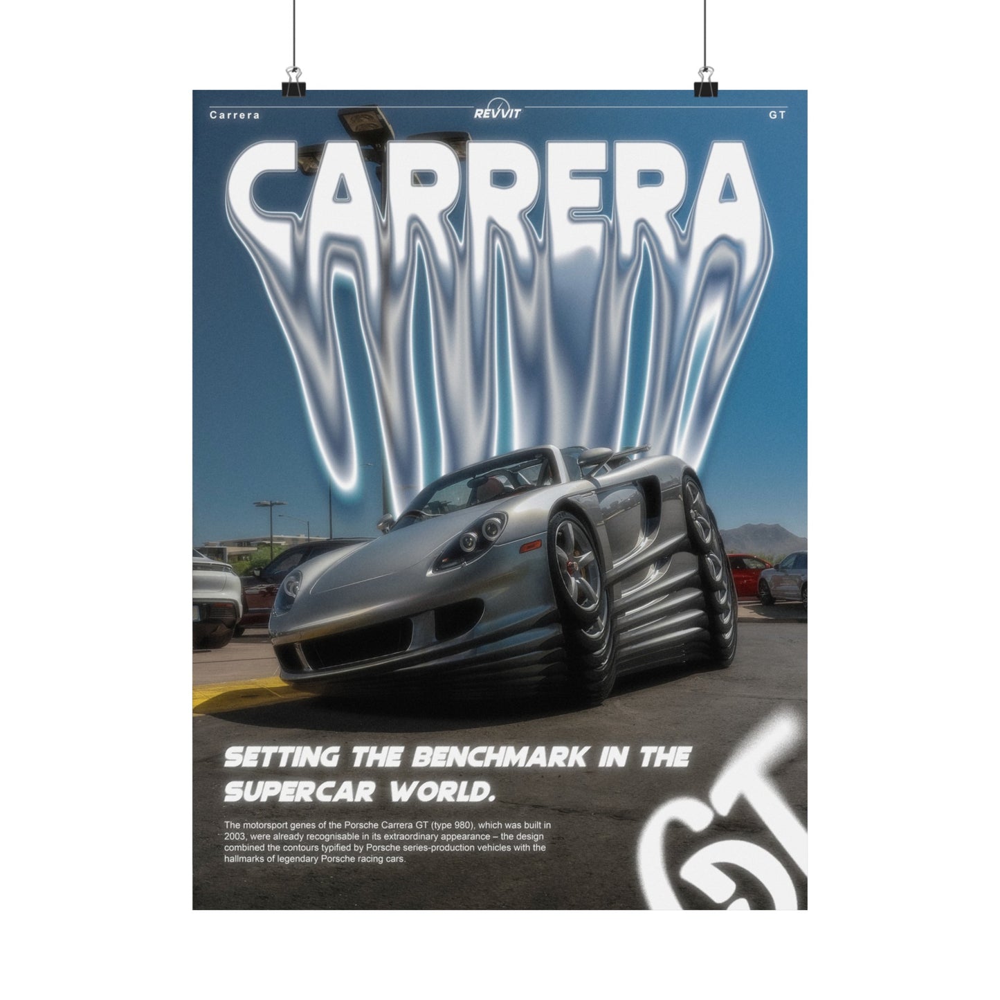 Carrera GT Matte Vertical Poster