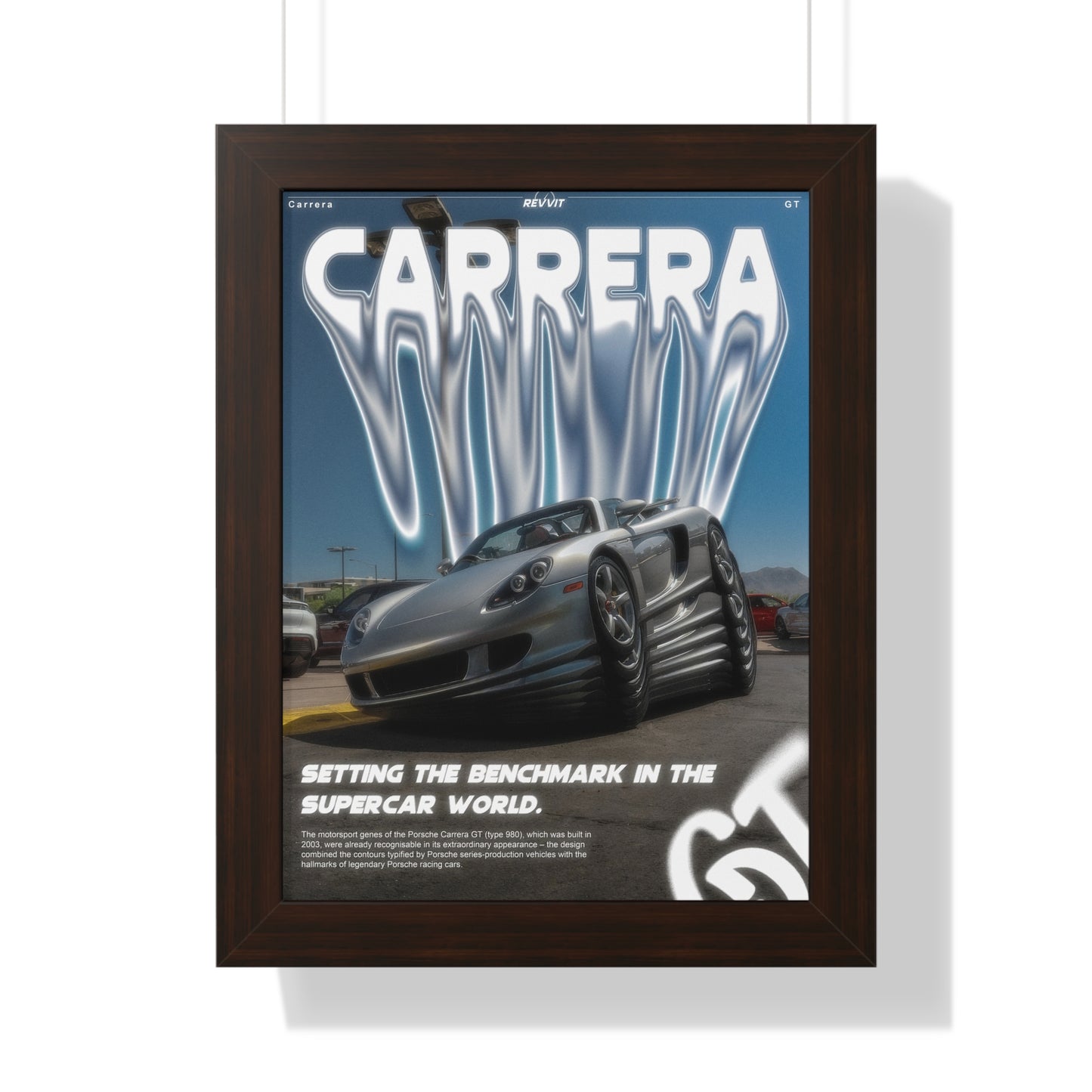 Carrera GT Framed Vertical Poster