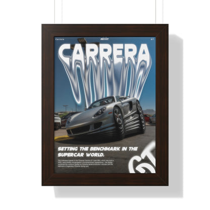 Carrera GT Framed Vertical Poster