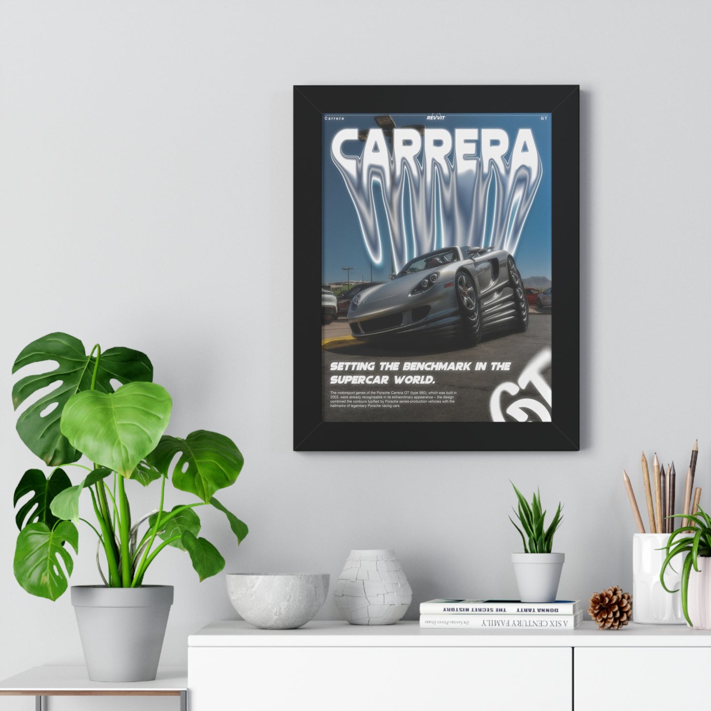 Carrera GT Framed Vertical Poster