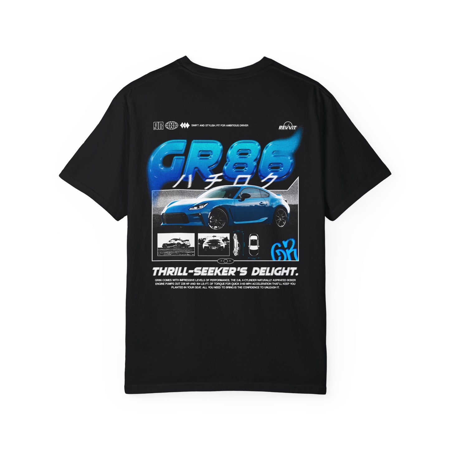 GR86 T-Shirt ft. @rc.carphotos | Front and Back