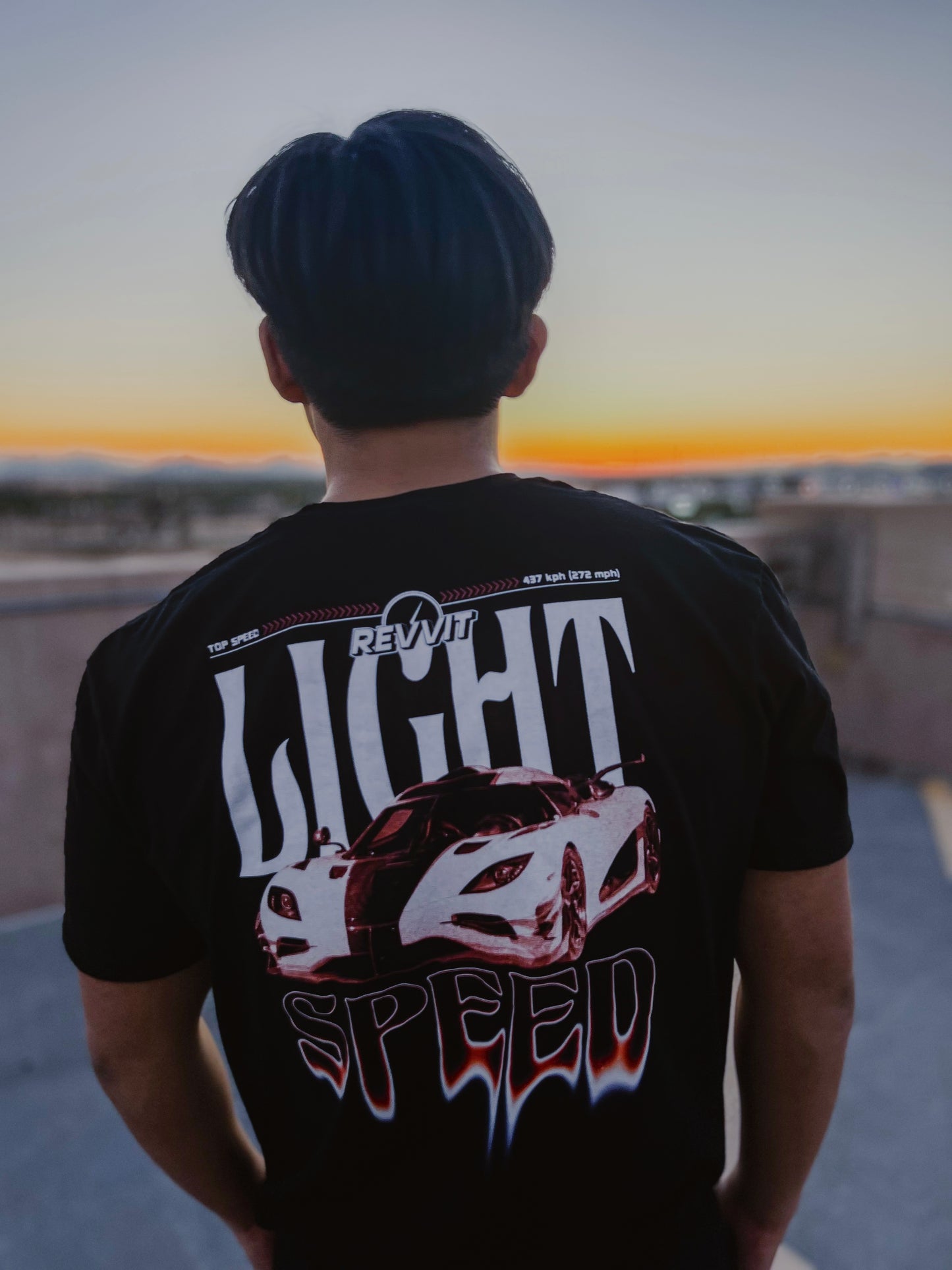 Light Speed T-Shirt | Front and Back